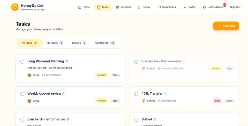 HoneyDo List – screenshot 2
