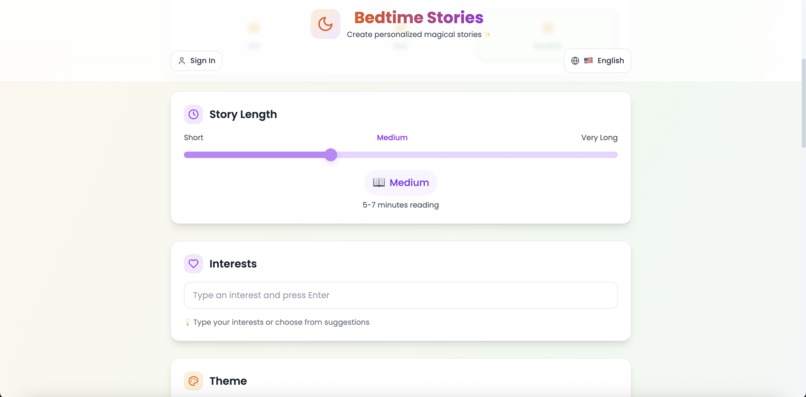 Bedtime Stories – screenshot 3