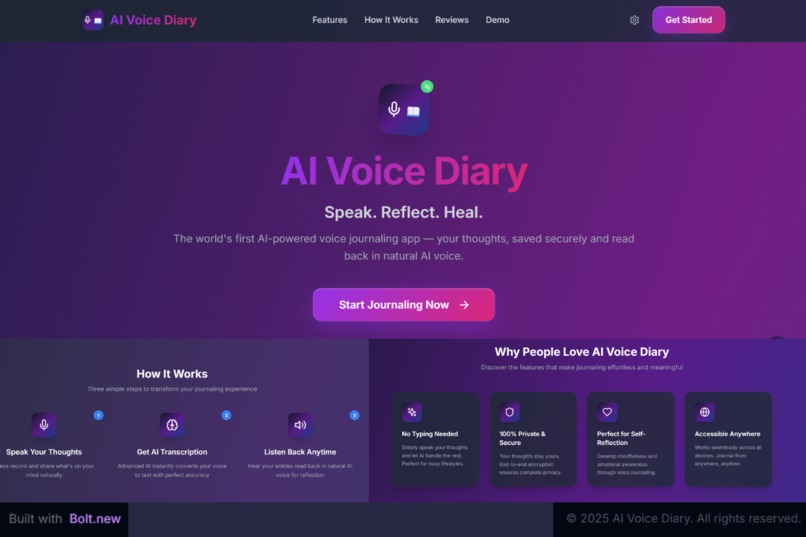 AI Voice Diary App – screenshot 5
