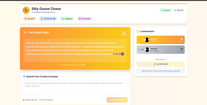 Silly Goose Chase – screenshot 1