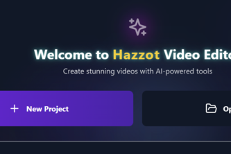 Hazzot Video Editor