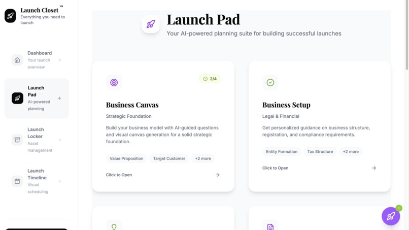 Launch Closet – screenshot 2
