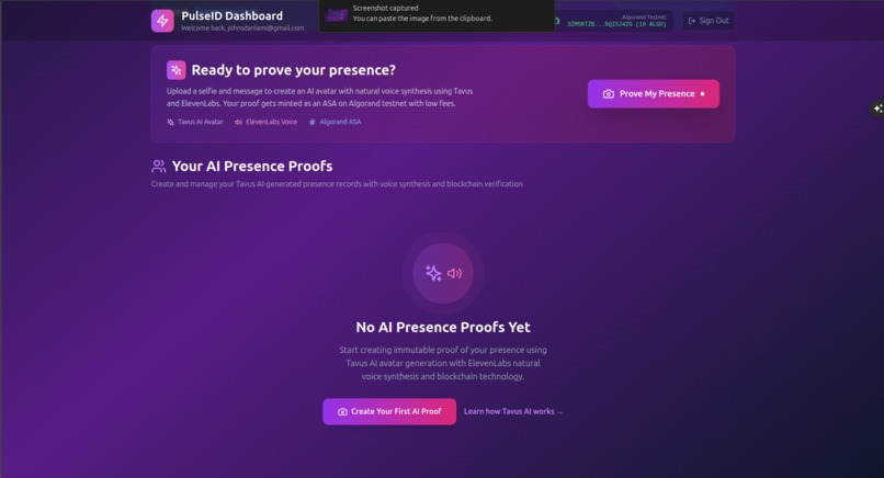 PulseID – screenshot 2