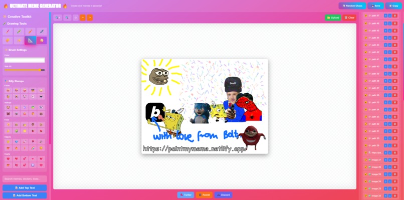 PaintMyMeme – screenshot 1