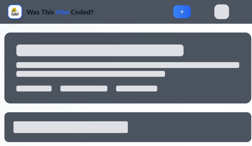 Was This Vibe Coded? – screenshot 1
