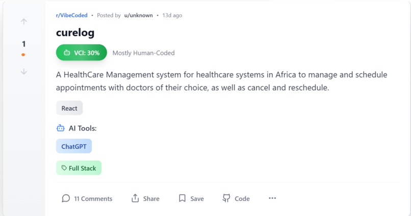 Was This Vibe Coded? – screenshot 3