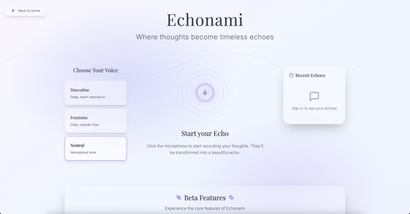 Echonami – screenshot 3