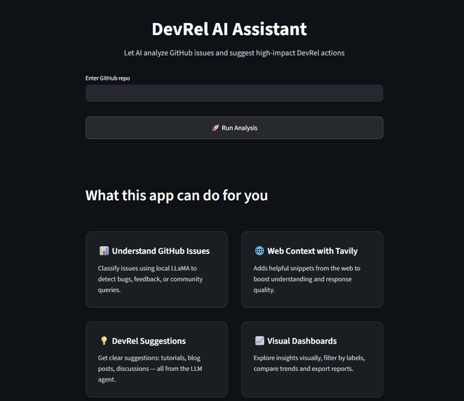 DevRel AI Assistant – screenshot 2