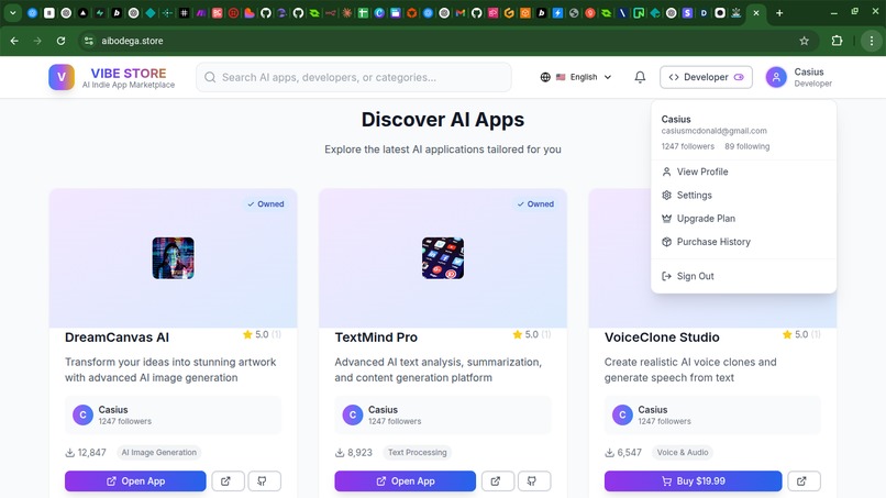 The AIBODEGA – screenshot 1