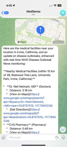 MedSense – screenshot 2