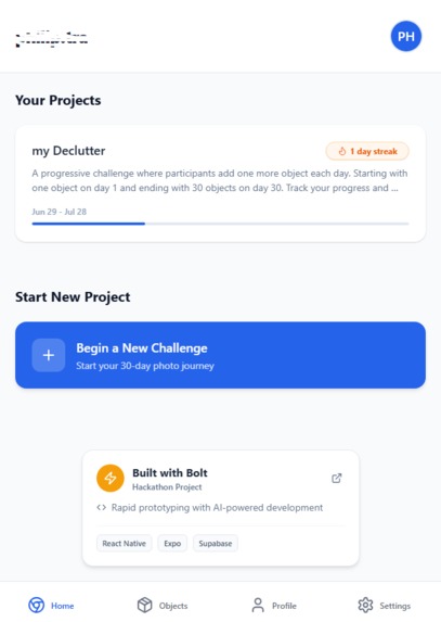 DeClutter MVP – screenshot 2