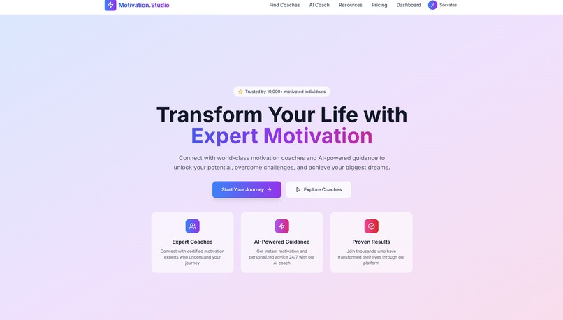 Motivation Studio – screenshot 1