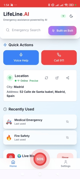 LifeLine AI - Your AI-Powered Emergency Guardian – screenshot 2