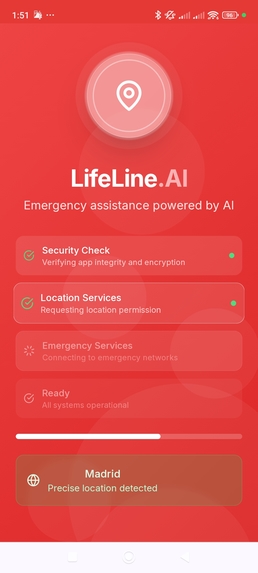 LifeLine AI - Your AI-Powered Emergency Guardian – screenshot 1