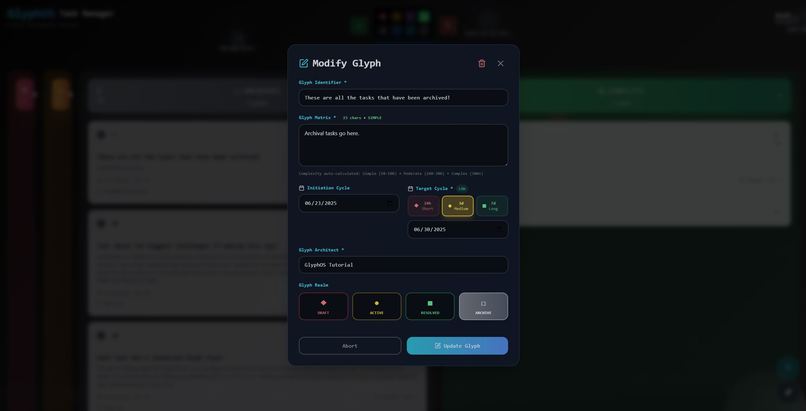 GlyphOS Task Manager – screenshot 3