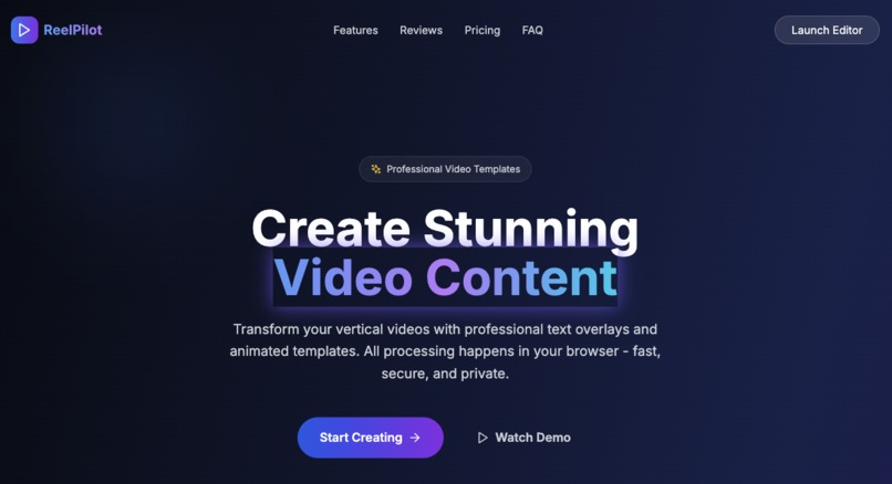ReelPilot – screenshot 1