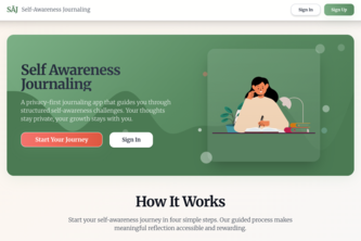 SĀJ Self-Awareness Journaling