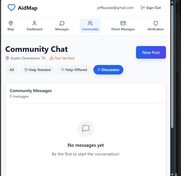 AidMap  – screenshot 2