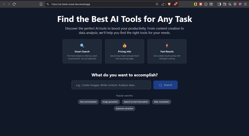 Ai Tools Scout  – screenshot 1