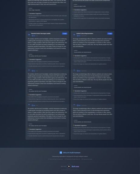 AI Ethics Audit – screenshot 1