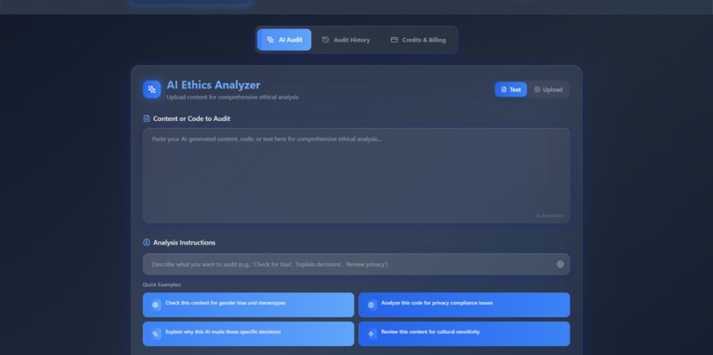 AI Ethics Audit – screenshot 2