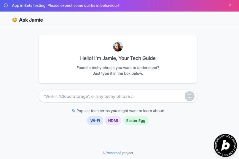 Ask Jamie – screenshot 1