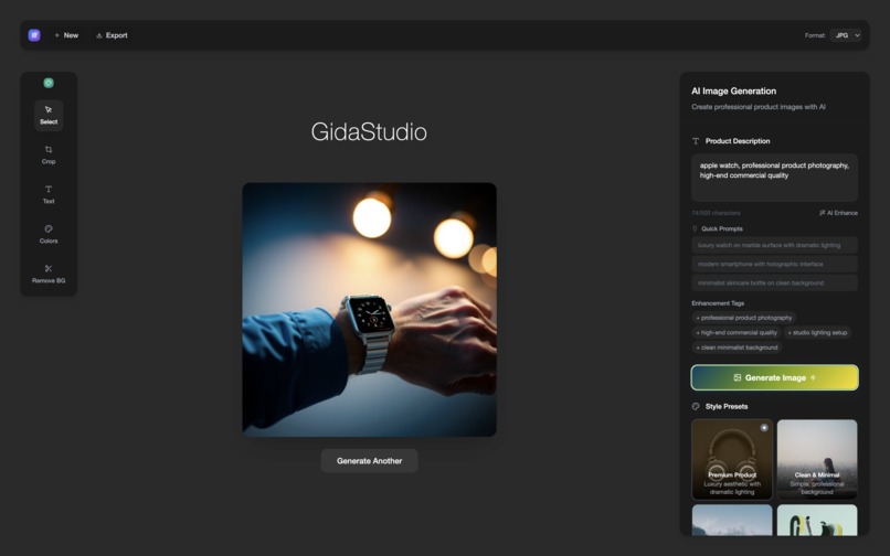 GidaStudio – screenshot 2