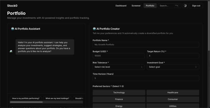 stock0 – screenshot 1