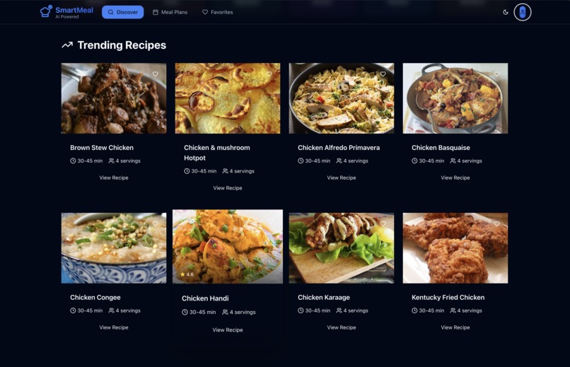 SmartMealPlanner – screenshot 2