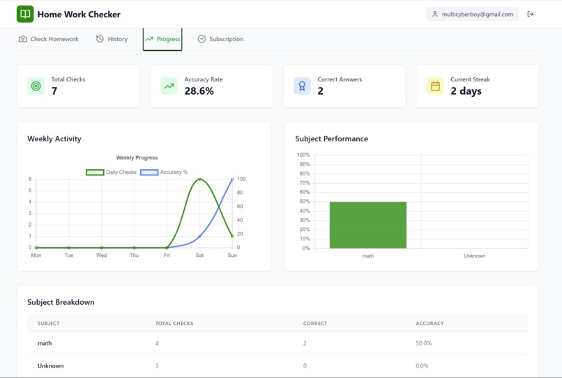 Home Work Checker – screenshot 5