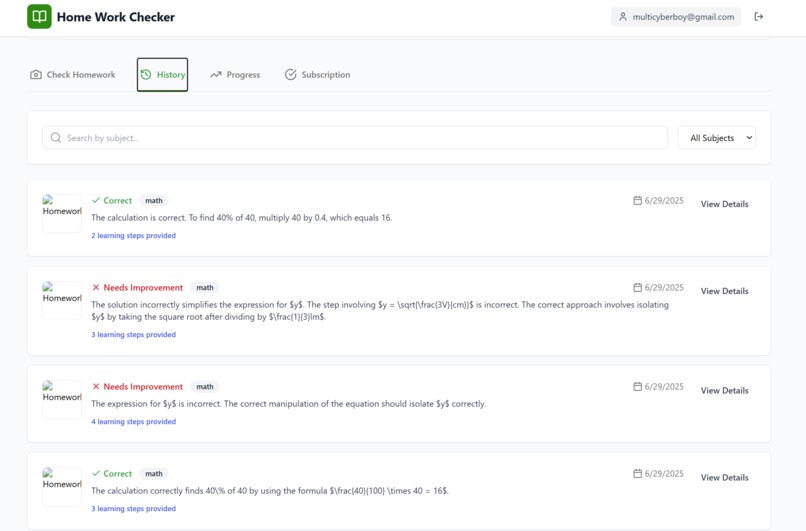 Home Work Checker – screenshot 6