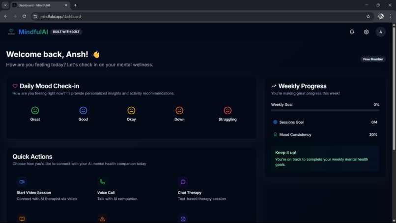 Mindful AI – screenshot 1