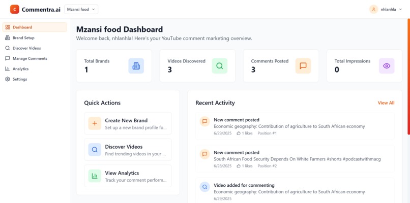 commentra.ai – screenshot 2