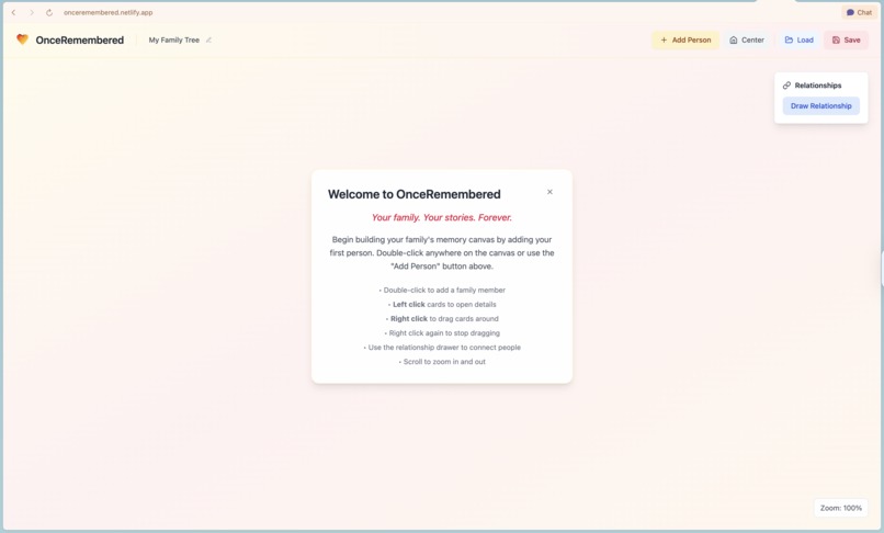 OnceRemembered – screenshot 1