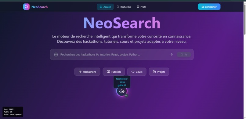 NeoSearch – screenshot 1