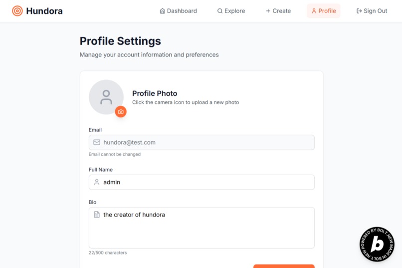 Hundora - focused space to build habits for 100 days. – screenshot 7
