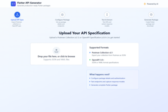 Flutter API Generator