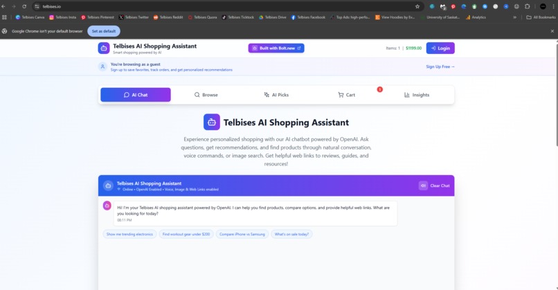 Shopping AI – screenshot 1