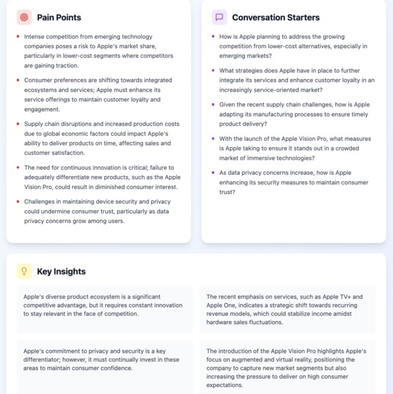 Glance Pre-Sales AI Agent – screenshot 3