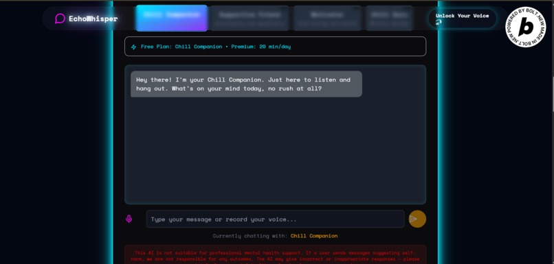 EchoWhisper – screenshot 3