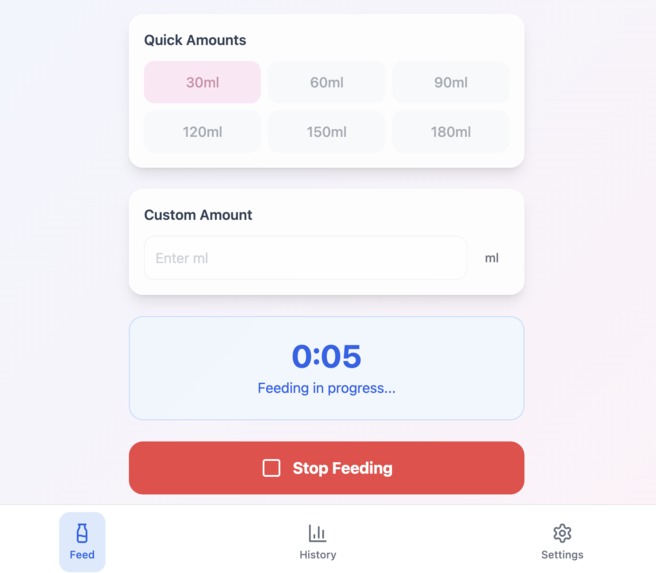 Bottle Tracker – screenshot 1