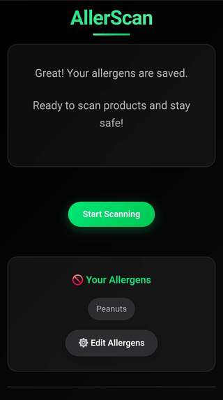 AllerScan – screenshot 1