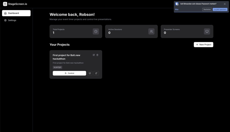 stagescreen.io – screenshot 2