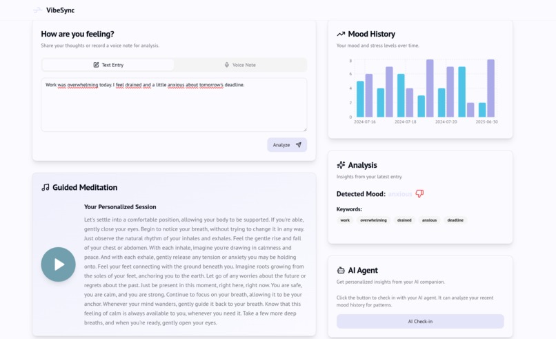 VibeSync – screenshot 2