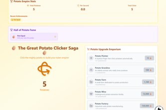 The Great Potato Clicker Saga