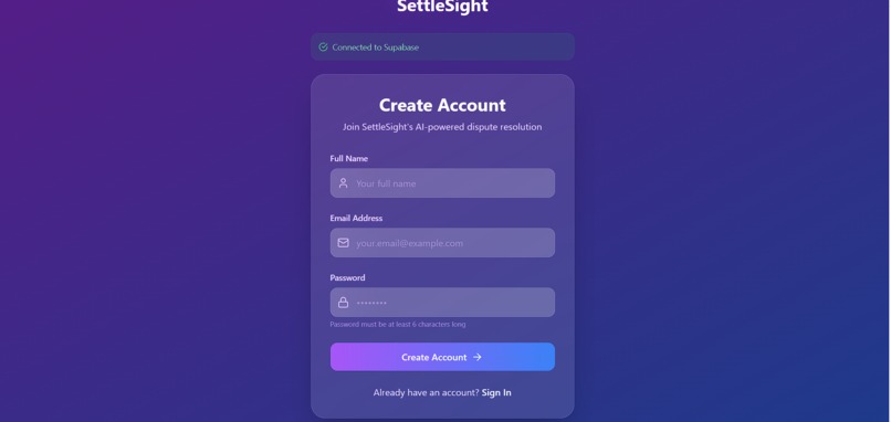 SettleSight – screenshot 2