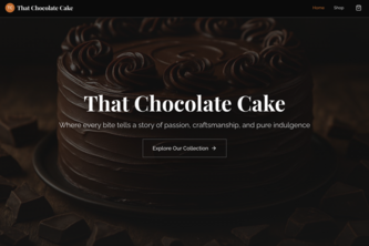 That Chocolate Cake – E-commerce Store