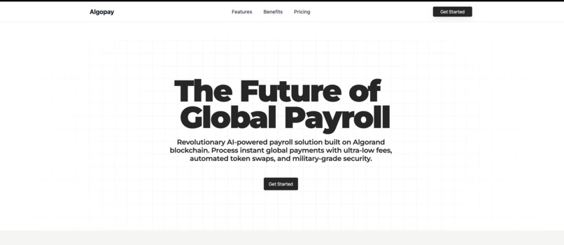 Algopay – screenshot 1