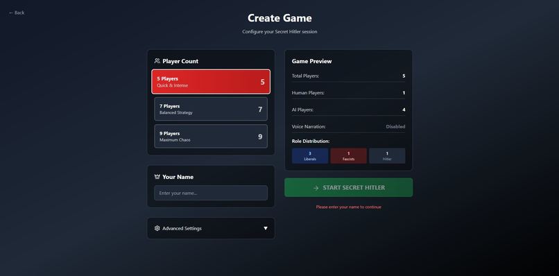 SECRET HITLER - AI Edition – screenshot 8