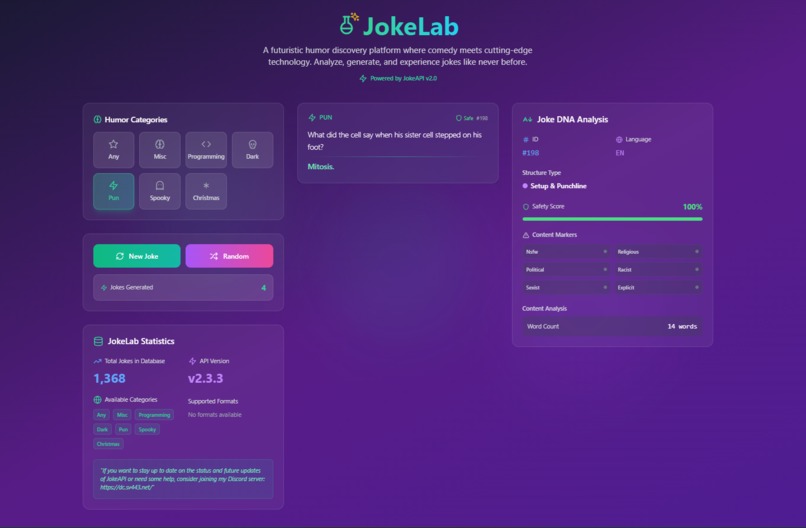 JokeLab – screenshot 1